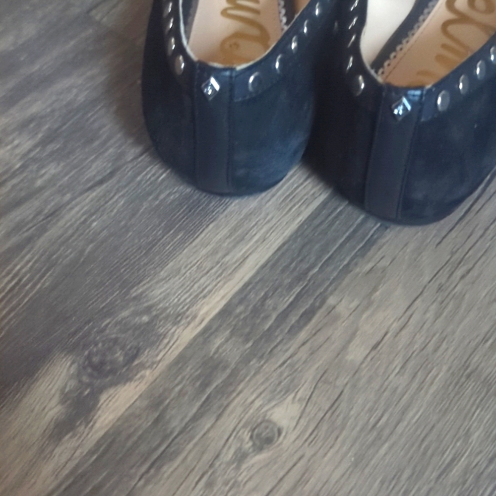 Sam Edelman Black Studded Flats - Picture 3 of 5